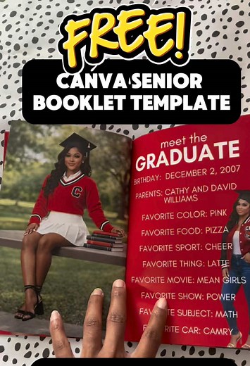 Wait… FREE Senior 2026 Booklet Template? 👀 Yes. But only TODAY. Comment GRAD to find out how.