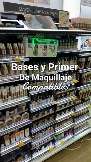 1.1M views · 24K reactions | BASES Y PRIMER DE MAQUILLAJE COMPATIBLES Maybelline New York e.l.f. Cosmetics NYX Professional Makeup Milani COVERGIRL L'Oréal Paris Makeup Revolution ColourPop #basedemaquillaje #makeupfoundation #makeupprimer #maquillaje #makeuptips | M Care Cosmetic | Facebook