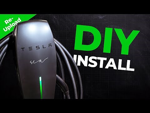 How to Install a Tesla Level 2 Wall Charger (Re-Upload)