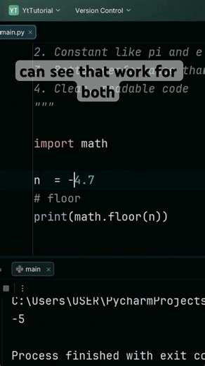 How to round a number up and down with python || Python Math Module