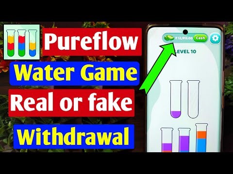 PureFlow Water Game real or fake | Withdrawal
