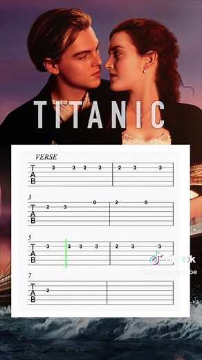 Easy Guitar Tutorial: Titanic Song Guitar Tabs Tutorial