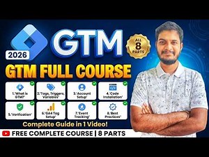Google Tag Manager Full Course 2026 – Complete Beginner to Pro Guide! | Performance Marketing Course