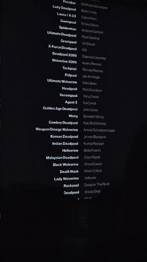 LEAKED Deadpool & Wolverine Credits