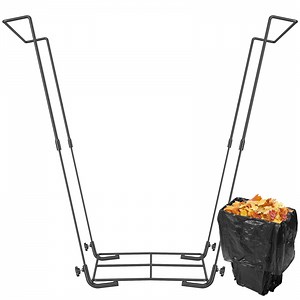 Outdoor Trash Bag Holder Stand Heavy Duty Metal Garden Garbage Bag Support Frame Sturdy Trash Bag Holder Multi Use Portable Yard Leaf Bag Stand Easy to Assemble Trash Bag Holder Frame for Leaves - Walmart.com
