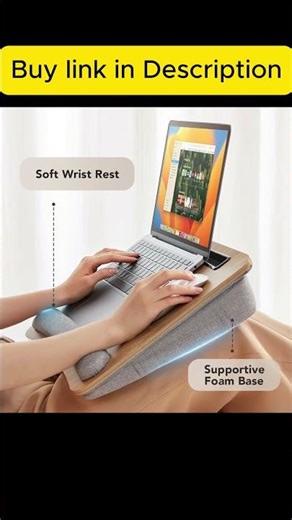 Portable Lap Laptop Desk with Pillow Cushion