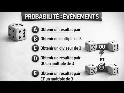 Probabilités avec un Dé : Comprendre les Événements OU et ET Facilement