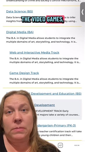 Jamie Beck on Instagram: "College is meant to provide you with skills to build a résumé to get the job doing the tasks that you want to do if you don’t want to write code and instead, you want to be developing the storyline or doing the art or coming up with the rules of the game you may not want to major in computer programming but for most students that’s what they know. I plan to do a huge deep dive on video games next month on my Substack and it’ll be free as this is my son‘s area of interes