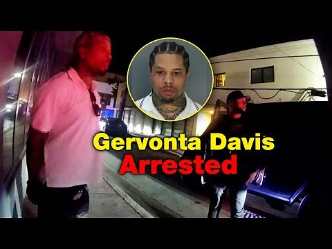 Exclusive! Boxer Gervonta Davis ARRESTED in Miami Beach For Domestic Violence BodyCam 2025