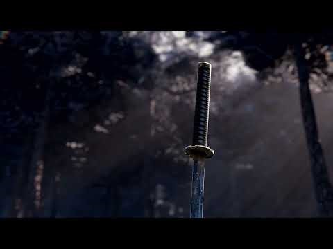 Animated wallpaper for PC : silent katana forest samurai live wallpaper