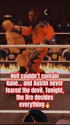 KANE vs STONE COLD STEVE AUSTIN 🔥 Inferno Match at NXT No Mercy