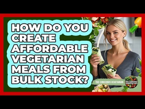 How Do You Create Affordable Vegetarian Meals From Bulk Stock?