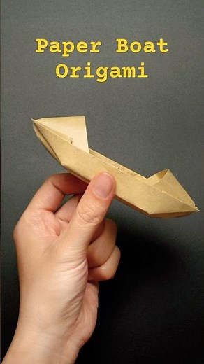 Origami Paper Boat 🚤 | 1 Sheet, No Glue | #shorts #shortsviral
