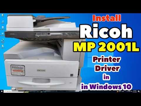 How to Download & Install Ricoh MP 2001L Printer Driver in Windows 10 PC or Laptop