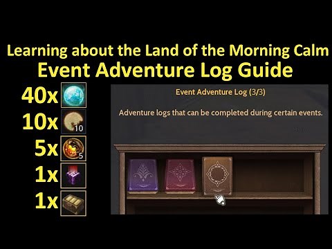 New Year Adventure Log Guide No 7 Learning the Land of the Morning Light Adventure Black Desert BDO