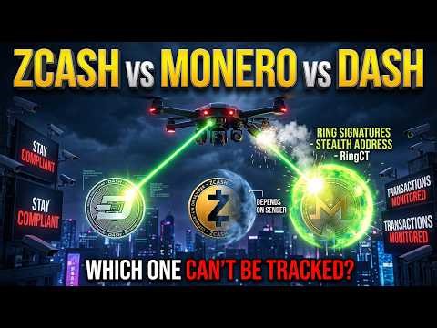 Zcash vs Monero vs Dash: Who Actually Protects Your Money?