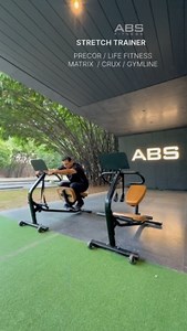 2.6K views | MACHINES at ABS FITNESS STRETCH TRAINER PRECOR / LIFE FITNESS / MATRIX / CRUX / GYMLINE Stretching before and after helps in improved flexibility, coordination,overall athletic performance and recovery. StretchTrainer™ places you in ergonomically correct stretching positions for maximum benefits, in an effective, seated stretching regimen. Worlds Best Machines at ABS FITNESS | ABS Fitness Club. | Facebook