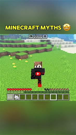 Testing Two Crazy' Minecraft Myths 🤩 #minecraft #shorts