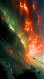 Fragile Defiance ⚡✈️ . The storm does not exist to break you, but to reveal the light you carry through it. . 👉Created inside @leonardoaiofficial 🔥 . . #aicommunity #dreamlike #leonardoai #chillgrid | Like a Dream