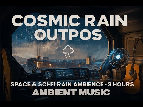 Cosmic Rain Outpost 🌧️ – Space & Sci‑Fi Rain Ambience Vol. 1 | 3 Hours