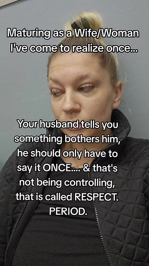 2.3K views · 2.3K reactions | Maturing as a Wife/Woman I've realized once... your husband tells you some he should only have to say it ONCE! #marriage #couplegoals #couple #MarriageRestoration #love #over30 #relationships #spouse #married #marriedlife #Respect #relationshipgoals #happyspousehappyhouse | Christina Michelle Robertson | Facebook