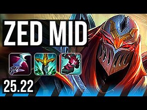 ZED vs VOLIBEAR (MID) | Legendary, 500+ games | EUNE Master | 25.22