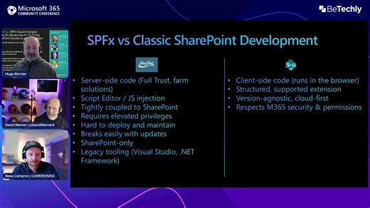 Get a preview of this hands-on workshop that takes you from concept to implementation with SPFx. Learn to set up your workstation, build custom web parts, integrate SharePoint data, and apply best practices with reusable libraries—all using real-world examples from the Microsoft 365 PnP team. | The Microsoft 365 Community Conference | Facebook