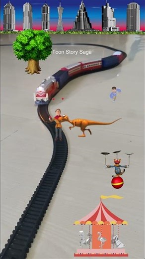 Juggler and Dinosaur 🦖🦕 | Trex Cartoon Video | Dinosaurus Cartoon Video | Juggling