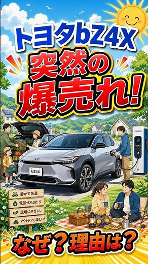 トヨタbZ4Xが突然の爆売れ！自宅充電なしでも現実的なEVへ