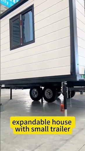 Expandable container house trailer #containerhouse #tinyhouse #expandablecontainerhouse