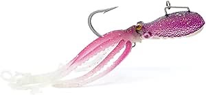 Savage Gear 3D Octopus Fishing Bait, 3 1/4 oz, Pink Glow, Realistic Contours & Movement, Durable Construction, Built-in Rattle