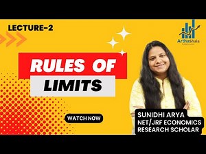 RULES OF LIMITS | STANDARD LIMITS | BECC 102| MEC 103 | MATHEMATICAL ECONOMICS | UGC NET ECONOMICS |