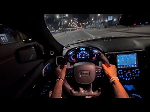 LATE NIGHT TRACKHAWK DRIVE POV 🦅