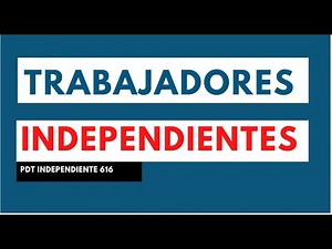 📕 Como presentar PDT 616 SUNAT :TRABAJADORES INDEPENDIENTE 2021