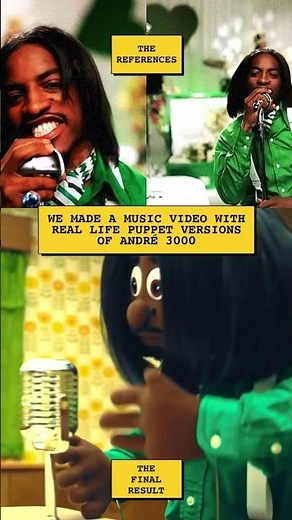 Andre 3000 puppet music video BTS #bts #musicvideo #puppet