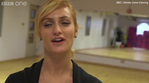 Gregg Wallace compliments Aliona Vilani's hips during Strictly rehearsals