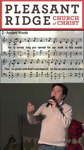 Ancient Words, Holy Words, Preserved for Us #worship #christianity
