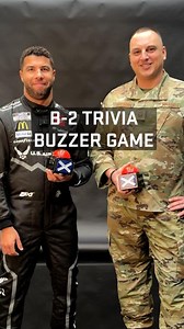12K views · 118 reactions | There is no aircraft quite like the B-2. From its rich history to stealth technologies, it’s no surprise why this machine has been chosen for Bubba Wallace’s race car inspiration for this season. Now it’s time to see who knows the B-2 best: Bubba or MSgt Sheldon? | U.S. Air Force Recruiting | Facebook