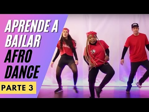 TUTORIAL pasos AFRO DANCE - 5 pasos de baile afro PARTE 3 - Aprender a bailar afro