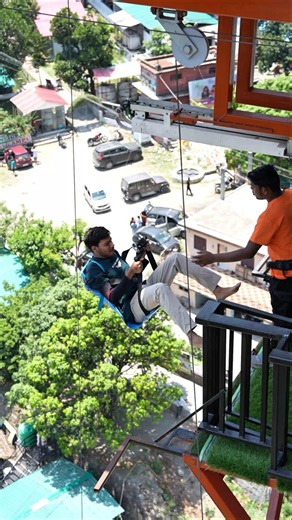 India's first SCAD jump ❤️ 140 feet #scad #rishikesh #love #adventure
