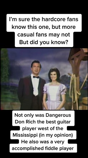 Don Rich Playing Cajun Fiddle - Roll Out the Red Carpet Album