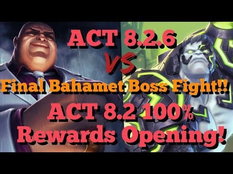 MCOC - ACT 8.2.6 - Kingpin VS Bahamet - Talking my way through the Final Boss Solo!8.2 100% Complete