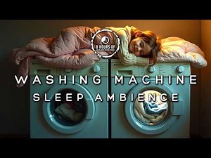 WASHING MACHINE SOUND for 8 Hours ASMR Sleep Insomnia Relief