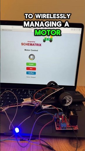 Control a Motor with Wi-Fi Using ESP8266 - Quick DIY! #nodemcu #arduino #shorts #tech #hacker