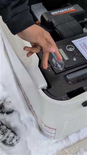 Restart the Generac after red light goes on