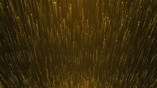 Golden Particle Stream Background | Premium Stock Video Footage