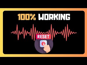 Best and Easy 3 Methods to Reset Sound Settings in Windows