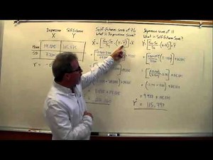 Calculating Linear Regression Predicted X and Predicted Y