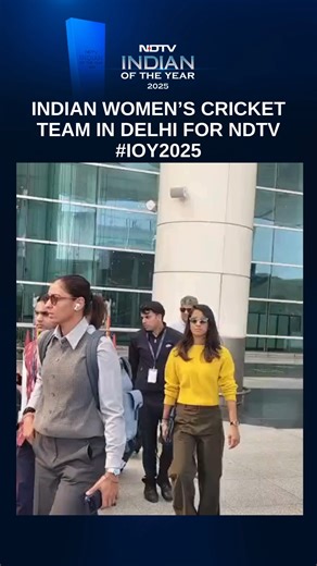 NDTV | Indian Women's Cricket team in Delhi for NDTV Indian Of The Year 2025 Watch them from 6 PM onwards only on the NDTV Network Presented... | Instagram