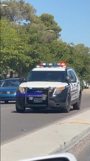 Las Vegas Metro Police Ford Explorer Responding Code 3 #code3 #lvmpd #policecar